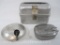 Leyse Aluminum Co. Lunch Box with WFS Aluminum Scout Canteen and Stainless Steel Rectangular Lunch