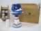 Home Interiors Ceramic Christmas Snowman Candle Holder Stand and Shade, Plus 8 Candle Impressions