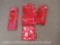 Four Steiner Red Tinted Transparent Welding Screens, 4 x 6 feet, Part #33846