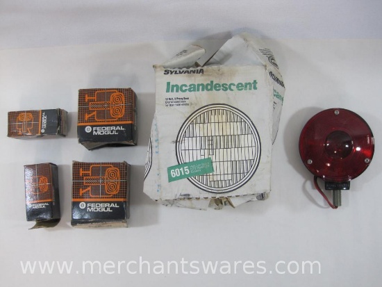 Automotive Lights, Signal Light Flashers and Bulbs, Sylvania Incandescent Head Light 6015,