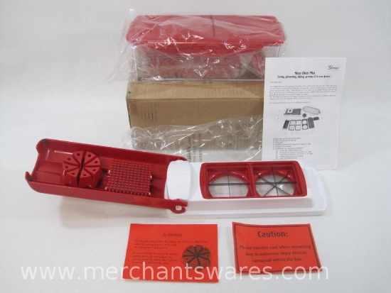 Genius Nicer Dicer Plus, Red, New in Box