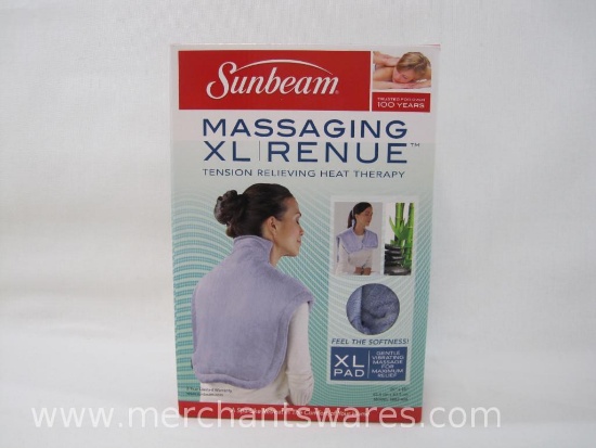 Sunbeam Massaging XL/Renue Heat Therapy Pad, Mod: S882-406