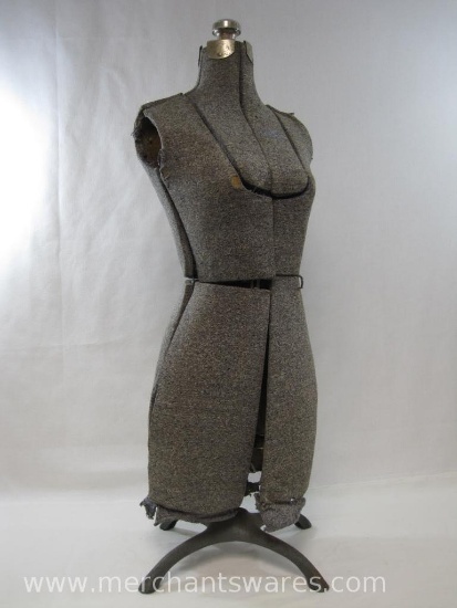 Vintage Adjustable Sewing Dress Form and Stand