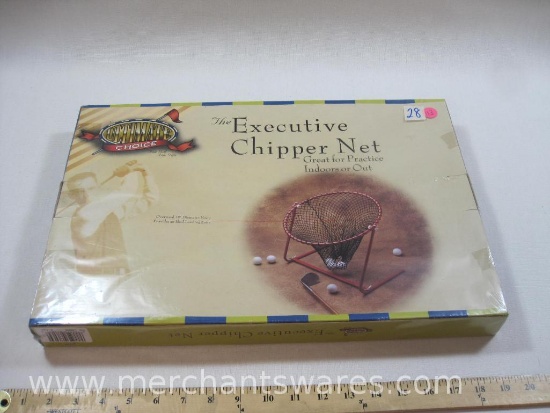The Executive Chipper Net by Ultimate Choice Fine Golf Gifts, 18 inch Diameter Hoop
