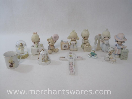 Precious Moments Figurine Assortment includes Collectors Club Charter Member, My Happiness, He Walks