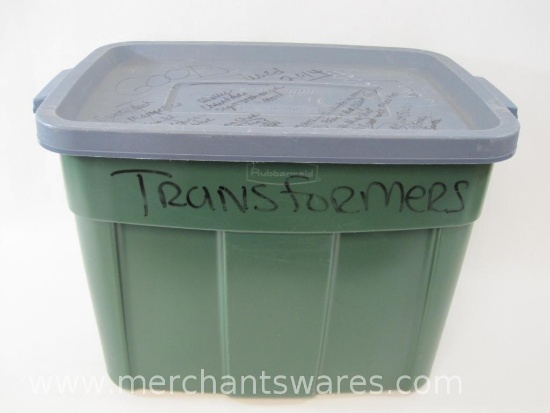 Rubbermaid Roughneck Storage Container, 18 Gallon with Top