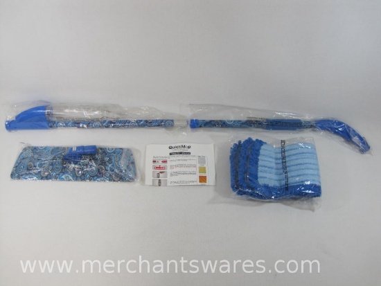Quick Mop by Campanelli Products with 2 Pads, New in Box