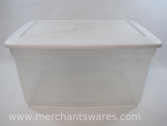 Sterilite 58 Quart Clear Storage Container with Lid