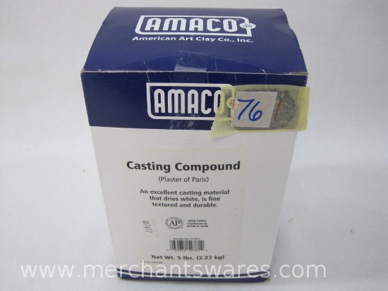 Amaco Casting Compound, Plaster of Paris, 5 lbs.