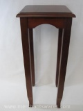 Wood Square Accent Table, 12 x 12 inches, approx 31 inches Tall