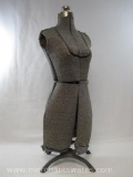 Vintage Adjustable Sewing Dress Form and Stand