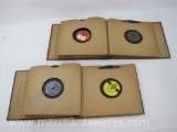 Two Album Binders of 78 RPM Vinyl Records includes Steve Allen, Jimmy Saunders, Andrew Sisters and