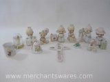 Precious Moments Figurine Assortment includes Collectors Club Charter Member, My Happiness, He Walks