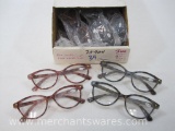 MSD Eyewear and Icon Reading Glasses, 1.50 Diopter, Blue and Pink Marble Frames