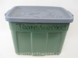 Rubbermaid Roughneck Storage Container, 18 Gallon with Top
