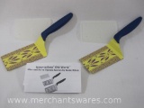 Temp-tations Old World Slice and Serve Spatula Knives by Kuhn Rikon, 2 Pieces with Sheaths
