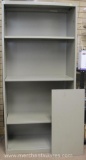 KNOLL inc. Calibre Metal Shelf Unit, 4 Adjustable Shelves, 30