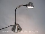 Testor Halogen Desk Lamp, Brushed Chrome Base, LT510HB-12