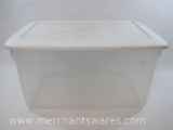 Sterilite 58 Quart Clear Storage Container with Lid