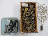 Collection of Brass and Metal Bolts, Cap Bolts, Threaded Nipples Etc.