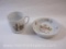 Two Vintage Ceramic Baby Items including Alphabet Circus Elephant Mug and Little Bo Peep Baby