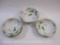 Six Calla Lily Bowls and 2 Bread Plates, RS Germany, 2 lbs 3 oz