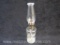 FF Foster Forbes Glass Oil Lamp with Embossed Nativity Scene, 10 oz