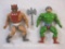 Two 1980s He-Man Masters of the Universe Action Figures including Man at Arms and Zodac, 6 oz