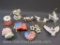 Lenox The Tree of Independence Red White and Blue Set of 10 Ornaments in Original Box, 7 oz