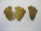 Three Vintage Christian Brothers Academy Military Hat Badges