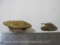 WWII Armored Tank Officer's Collar Insignia and USSR Tank Pin Emblem Badge