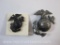 Two US Marines Insignia including EPMC Garrison Cap Insignia and Enlisted USMC Visor Hat Insignia