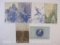 WWII Era Postcards including Unused Japanese Propaganda Postcard Set, US Navy Seabee Post Card and
