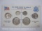 The United States of America Transitional Coins Set including Dime, Quarter and Half Dollar Coins in