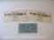 Vintage Advertising Ink Blotters including The Jeffersonian Democrat and The North River Insurance