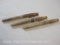 Three Stratford Silver Palladium Nib Pens