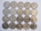 Roll of 1980s-2000s-D Half Dollar Coins, Denver Mint