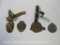 Four Vintage Watch Fobs including Seal of Pennsylvania, The Potato Iron Age (AB Farquhar Co Ltd York