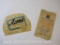 Two Vintage Advertising Sewing/Needle Kits from Acme Super Markets and Atlantic Heating Oils, 3 oz