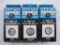 Three Boxes of Harco Blue Ribbon U-Do-It Coin Holders: Nickel, Quarter, and Cent Sizes, 9 oz