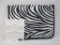 PreZerve Flex Zorb Zebra Print Tarnish Prevention Jewelry Wrap Storage Case 15oz