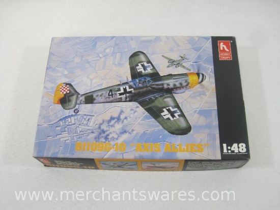 Hobby Craft Bf109G-10 "Axis Allies" 1:48 Scale Model Kit, HC1522, 8 oz