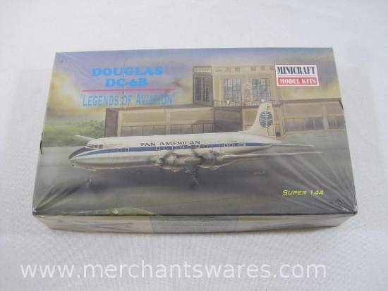 Minicraft Douglas DC-6B "Legends of Aviation" Pan American Model Kit 14442, Super 144, 1997