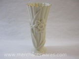 Lenox Ivory Porcelain Daffodil Embossed Vase, 5.75