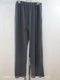 George Simonton Crystal Knit Grey Large Pull-On Pants, 14 oz