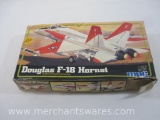 MPC Douglas F-18 Hornet 1:72 Scale Model Kit 1-4304, 1982 Fundimensions, 9 oz