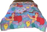 Full Size 1990s The Little Mermaid Comforter Set with Fitted and Flat Sheet, see pictures for