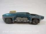 1970 Hot Wheels Redline Aqua Blue What-4 Diecast Car, 2 oz