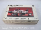 Testors McDonnell Douglas RF-4 Spirit Of America 1:48 Scale Aircraft Model Kit 525, 1994 The Testor