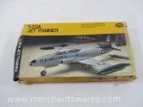 Testors T-33A Jet Trainer 1:48 Scale Model Kit 509, 1978 The Testor Corporation, 6 oz